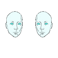 Face Morph Sticker by E MERLIN MURRAY