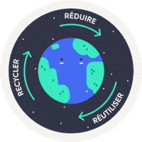 JourDeLaTerre terre planete 3r ecoresponsable Sticker