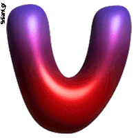 V Sticker