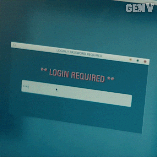 Login Gen V GIF by Amazon Prime Video