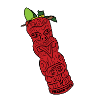 TraderVics tiki mai tai maitai tradervics Sticker