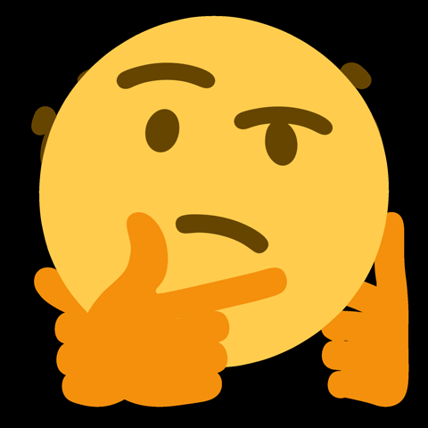 Emoji Thinking GIF