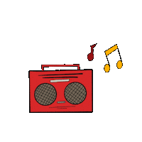Love Music Radio Sticker