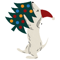 Feliz Navidad Dog Sticker by wearmedicine