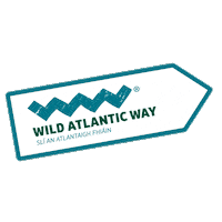 Wild Atlantic Way Sign Sticker by Discover Ireland