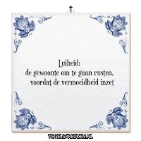 Wijsheid Ontspanning Sticker by Tegelspreuken.nl