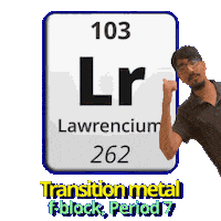 Group 3 Actinide Sticker