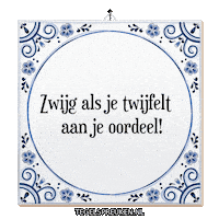Humor Rust Sticker by Tegelspreuken.nl