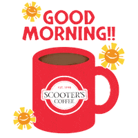 scooterscoffee coffee barista nebraska scooters Sticker