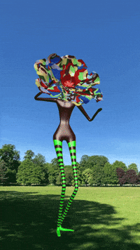 Ls528 summer trippy psychedelic dancer GIF