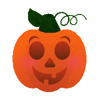 Happy Orange Sticker