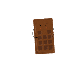 Chocolate Sticker by Kahkow