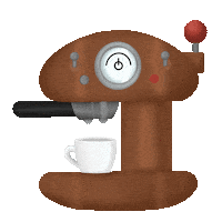 MorganaCota31 coffee halloween cafe morgana Sticker