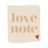 Note Love Sticker