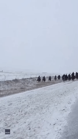 Annual Indigenous Horse Ride to Commemorate Dakota 38 Mass Execution Begins