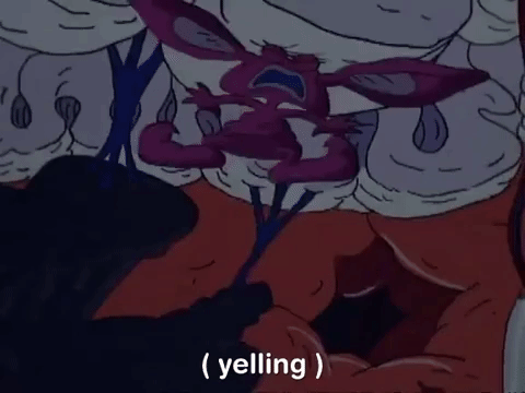 nickrewind giphydvr nicksplat aaahh real monsters giphyarm015 GIF