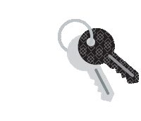 thecollectivekc real estate realtor keys house keys Sticker