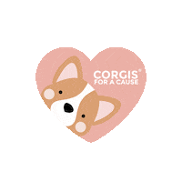 corgisforacause corgis cfac corgisforacause corgis for a cause Sticker
