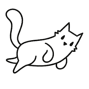 Cat Doodles Sticker