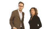 SprekenVoorPubliek comedians boek esther van der voort huibert-jan van roest Sticker