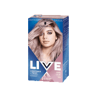 Pastel Hair Sticker by Live Colour