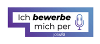 Jobufo bewerbung jobufo jobufo audio audiobewerbung Sticker