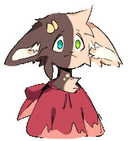 FefeWolfy cat sad fox furry Sticker
