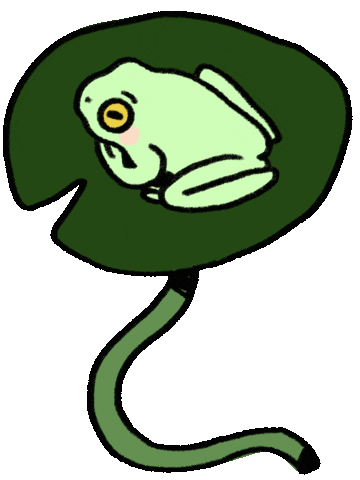 Baby Frog Sticker by smelleigh