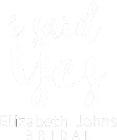 Elizabethjohnsbridal wedding dress i said yes elizabethjohnsbridal elizabeth johns bridal Sticker