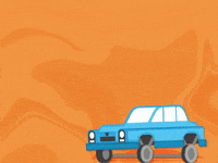 reitzcreative happy car trippy money GIF