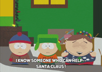 eric cartman snow GIF by South Park 