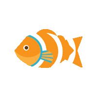 audubonnature audubon clownfish audubon nature institute audubon nature Sticker