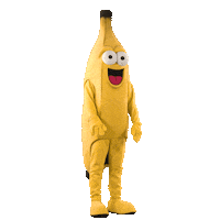 Fruchtalarm healthy banana banane hirschmeiermedia Sticker