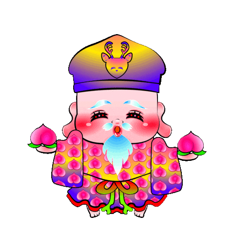 Peach 神様 Sticker by NAPOYAN