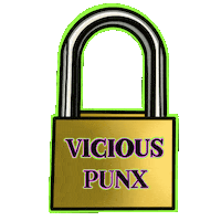 vicious_punx neon angel devil grunge Sticker