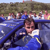 Carlos Sainz Hello GIF by FIA World Rally Championship