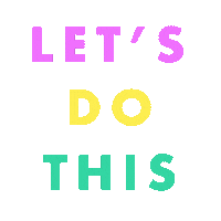 theanxietyproject motivation lets do this lets do it the anxiety project Sticker