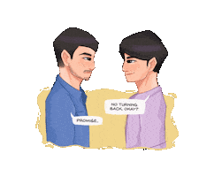 pikiping lgbt bl jc hello stranger Sticker