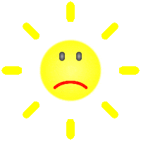 ptrusted sad mood sun disappointed Sticker
