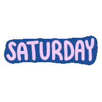Weekend Saturday Sticker
