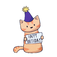 birthday celebrating STICKER by imoji