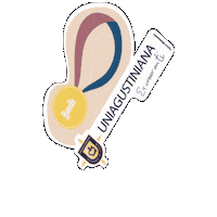 Uniagustoficial uniagustiniana agustiniano Sticker