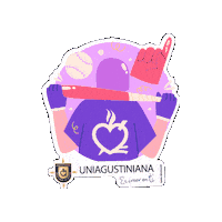 Uniagustoficial uniagustiniana agustiniano Sticker