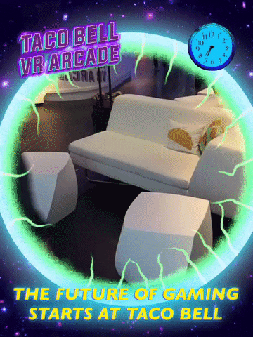 vrarcade GIF by Taco Bell VR Arcade