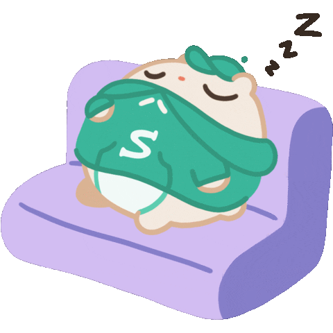 Sleep Chilling Sticker by Shumi Toys & Gifts