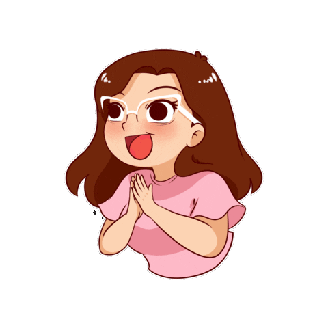 Feliz Emocionada Sticker