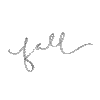 Text Fall Sticker