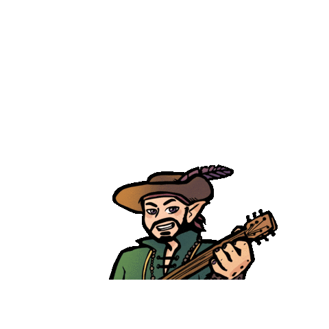 tomfoolery_live giphygifmaker tomfoolery bard shenanigans Sticker