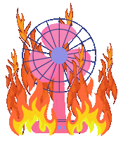 Fire Pegando Fogo Sticker by Bel Diniz