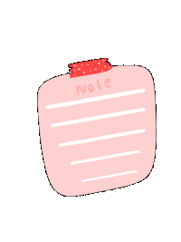 Semaiah_L note reminder remind notepad Sticker